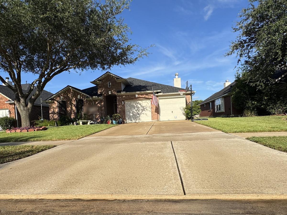 Driveway & curb: after