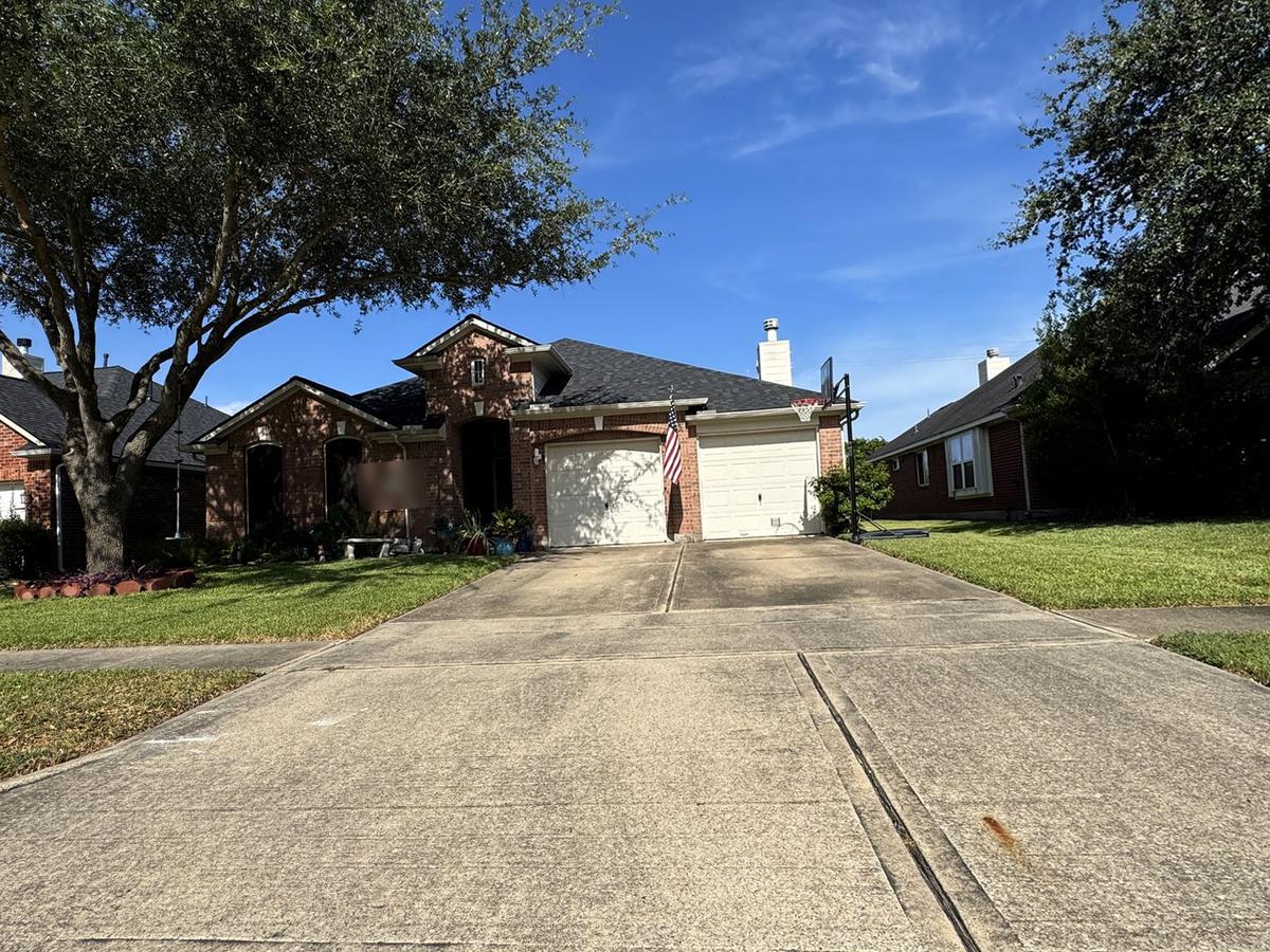 Driveway & curb: before